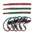 Abrasive cloth, abrasive belt rod